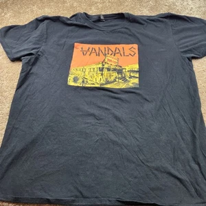 The Vandals Anarchy Burger Tee T Shirt 2XL XXL Anvil Tag - Picture 1 of 5