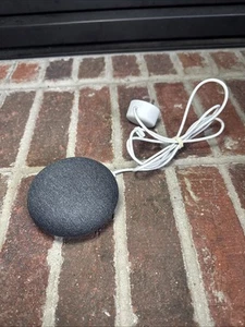 Google Nest Home Mini Smart Speaker Voice Assistant Model H0A W/ USB Cable - Imagen 1 de 7