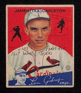 1934 Goudey (R320) #48 Tex Carleton (MK) RC - Picture 1 of 2