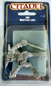 Citadel Games workshop Minotaur Lord, Miniature,Warhammer Fantasy Battles NOS - Picture 1 of 3