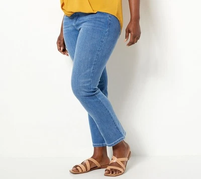 Laurie Felt Petite Daisy Denim Ankle Straight Jeans Vintage 12P NWOT (1032) - Image 1 of 2