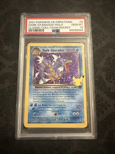 2021 Pokemon SWSH Celebrations Dark Gyarados Classic Collection #8/82 PSA 10 - Picture 1 of 2