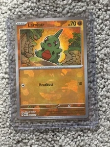 Pokemon Prismatic Evolutions Larvitar Master Ball 047/131 - Picture 1 of 2
