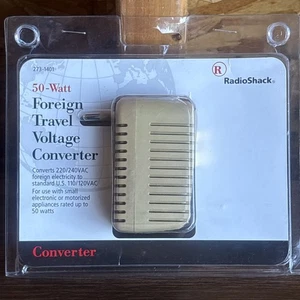 Vintage RadioShack 50W Foreign Travel Voltage Converter #273-1401 220-to-120VAC - Picture 1 of 4