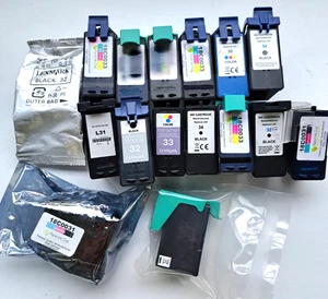 Job lot of   16  LEXMARK 31/32/33. Some new, some used - Picture 1 of 5