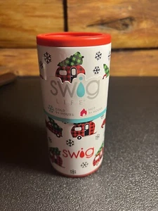 Swig Life dünne Dose Camper Haus für den Urlaub Edelstahl (12oz) - Bild 1 von 3