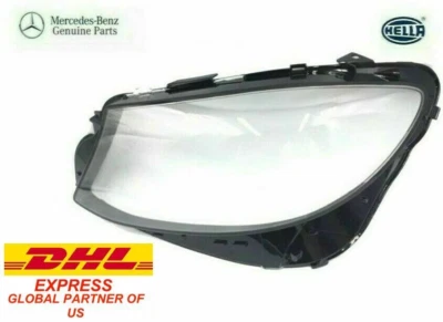 Cubierta de lente de faro izquierdo Mercedes W213 E200 E250 E300 E400 E63 AMG 2016-2019 OEM Foto 1 de 4