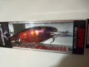 1 Rapala Deep Shad Rap Lure SR9 VIPER Custom Copper Voodoo Purple NIP - Picture 1 of 7