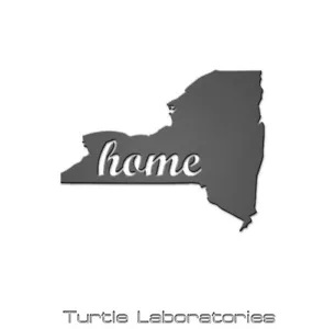 New York Home Steel Cutout Decorative Metal Wall Sculpture Art Hanging - Picture 1 of 1