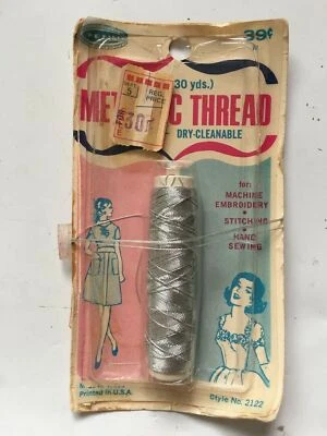 Penn Metallic Thread for Embroidery, Stitching or hand sewing  - Image 1 of 4
