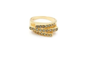 14k Yellow Gold Green Spinel Ring Size 6 - Picture 1 of 13