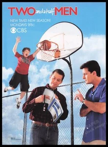 Two and a Half Men T.V. Show 2000s Print Advertisement Ad 2005 - Picture 1 of 1