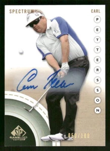 2014 SP Game Used Carl Pettersson Auto Spectrum Autographs AU,SN #19 Card #/100 - Picture 1 of 2