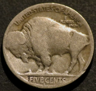 1920 S Buffalo Nickel Semi-Key Date Restored Five Cent 5c Coin C942 - Image 1 of 2