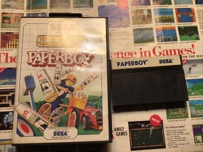 Paperboy SEGA Master System. Boxed. Pal. Box + Game - Image 1 of 4