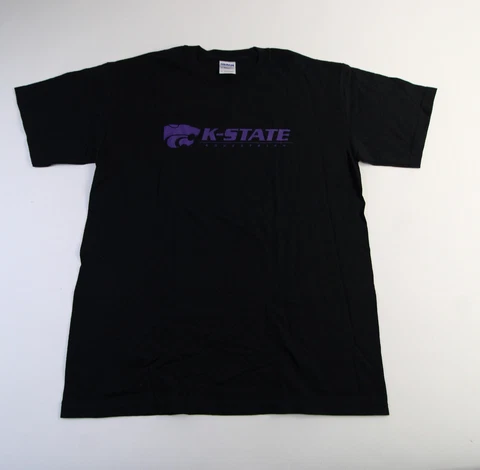 Kansas State Wildcats Gildan Ultra Cotton Short Sleeve Shirt Men's Black New Cover