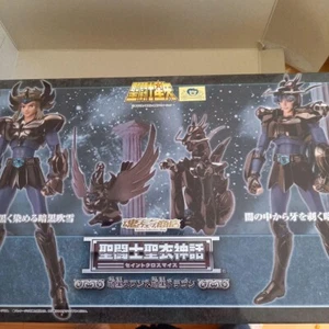 Bandai Saint Seiya Saint Cloth Myth Black Swan & Black Dragon Action Figure Used - Picture 1 of 7