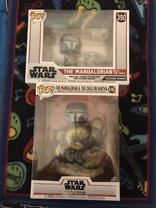Funko Pop! Star Wars: The Mandalorian & The Child #390 & #416 /w Bantha NIB - Picture 1 of 9