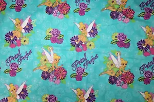 42" x 25" Remnant Tinkerbell Petal Perfect Flower Allover Springs 2014 Cotton - Picture 1 of 4