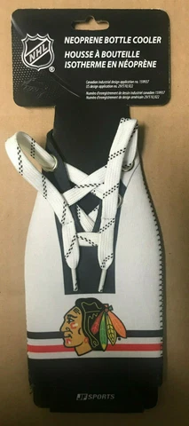 Chicago Blackhawks 2016 NHL STADIUM SERIES HOCKEY LACES NEOPRENE BOTTLE COOLER Cover