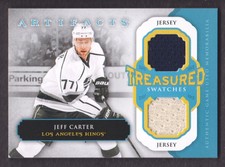 2013-14 Artifacts Treasured Swatches Jersey Blue #TS-JC Jeff Carter