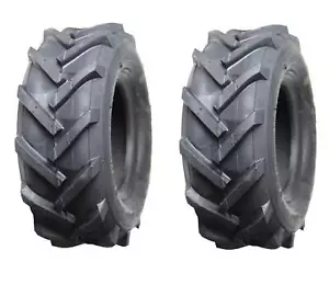 Set of 2, Deli 13x5.00-6 Tiller Trencher Lug Traction AG Tires, 4 Ply, Tubeless - Picture 1 of 1