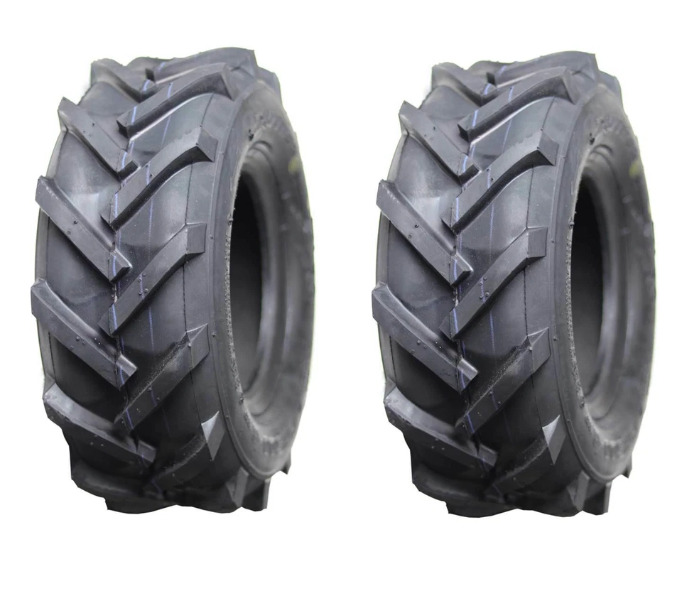 Set of 2, Deli 13x5.00-6 Tiller Trencher Lug Traction AG Tires, 4 Ply, Tubeless - Image 1 of 1