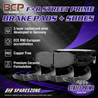 BCP Ceramic Brake Pads + Shoes Set for Toyota Tarago YR20 1.8 58KW CR21 2.0 49KW - image 1 of 4