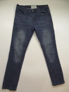 Six Lincoln New York Men's Size 34x30 (Tag 34x32) Slim Fit Stretch Denim - Picture 1 of 10