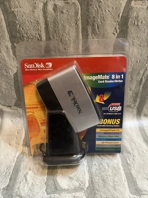 NEW SanDisc ImageMate 8 in 1 SDDR-88-07 USB Memory Card Read / Write NEW - Image 1 of 2