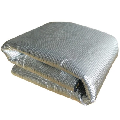 Car Engine Hood Heat Pad Alumium Shield Noise Insulation Firewall Sound Deadener - Image 1 of 4