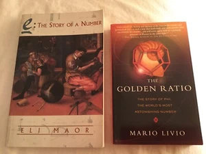 2 Math PBs: The Golden Ratio (Livio) & e: The Story of a Number (Maor) - Foto 1 di 7