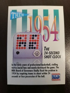 1991 1992 Skybox 24 Second Clock THEN AND NOW card #526 - Bild 1 von 2