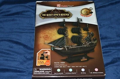 CubicFun 3D Puzzle The Queen Anne's Revenge T4005h 155 pcs NEW - Image 1 of 3