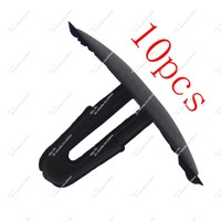 10pcs 7mm Black Hole Clips Plastic for Car Door Panels Push Type Rivet Bumpers