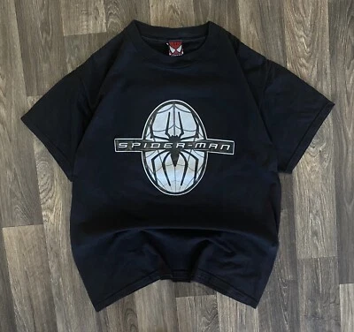 Camiseta Spider-Man 2002 Promo Película Vintage Rara Hombre Mediana Foto 1 de 4