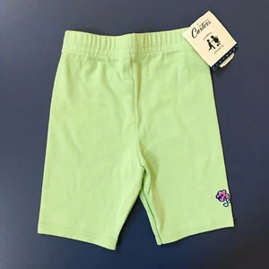 NWT Carter’s Lime Green Elastic Waist Shorts Toddler/Little Girl’s Size 4 - Picture 1 of 6