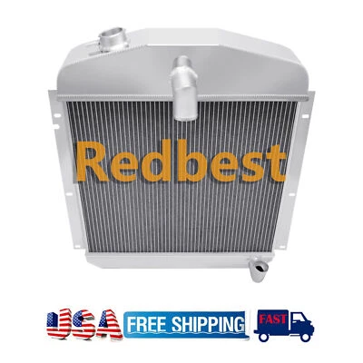 Radiador de 4 filas para 1947-1949 48 Plymouth Chrysler P15 Deluxe 3,6 L 4,1 L 5,3 L L 6 V8 Foto 1 de 4