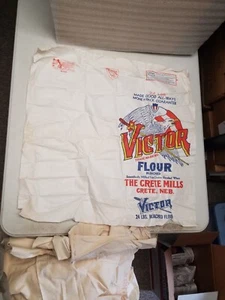 Vintage Bemis Victor 24 lb Flour Sack (V) - Picture 1 of 9