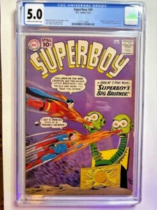 Superboy #89 DC Comics June 1961 CGC 5.0 FIRST MON-EL!! LEGION SUPER HEROES LSH - Picture 1 of 2