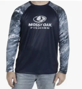 Mossy Oak Men's Size S/P Long Sleeve Performance Fishing T-Shirt New - Picture 1 of 3