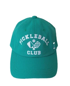 NEW Pickleball Club Green White Adjustable Baseball Cap Hat Claire's - Picture 1 of 6