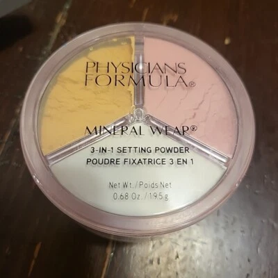 PHYSICIANS FORMULA MINERAL WEAR PF11037 SET/BRIGHT/BAKE 3 IN 1 SETTING POWDER - Image 1 of 4