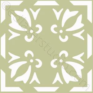 Tile Stencil 100mm Moroccan Paint Furniture Wall Floor Reusable Art Crafts TL4 - Picture 1 of 8