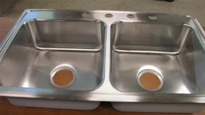 ELKAY PSR33194 GOURMET PACEMAKER TOP MOUNT DOUBLE STAINLESS 4 HOLE KITCHEN SINK - Picture 1 of 5