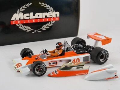 MINICHAMPS 1/18 Mc Laren Ford M23 Villeneuve British 530 771840 - Immagine 1 di 4