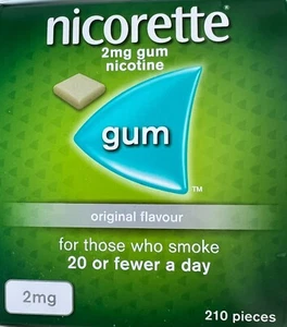 Nicorette Chicles Gum 2mg 210 un - Imagen 1 de 14