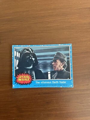 The Villainous Darth Vader 1977 Series 1 Card Excellent Condition Star Wars - Image 1 of 2