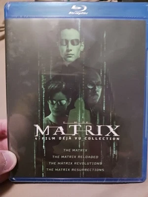 The Matrix: 4-Film Deja Vu Collection (Blu-ray) BRAND NEW! FACTORY SEALED! - Image 1 of 4