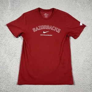 Nike Arkansas Razorbacks Shirt Herren Gr. M Rot Kurzarm Freizeit T-Shirt Dri Fit - Bild 1 von 8
